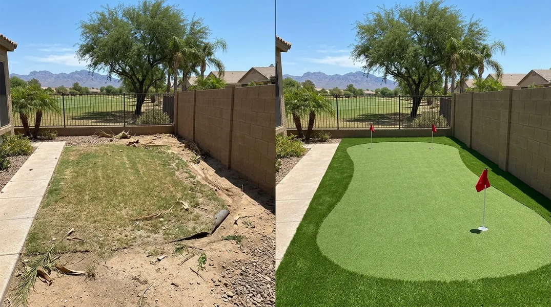Peoria Artificial Grass Cost Guide 2026: Backyards, Pet Turf and Putting Greens