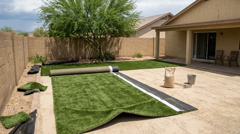 Residential Artificial Grass Installation Peoria